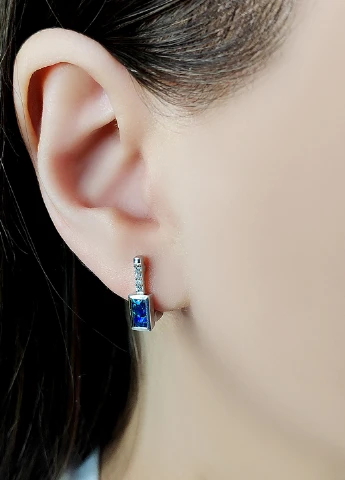 Сережки Silver Flame (255306443)