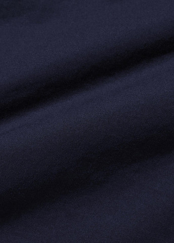 Темно-синее кэжуал платье рубашка Uniqlo однотонное