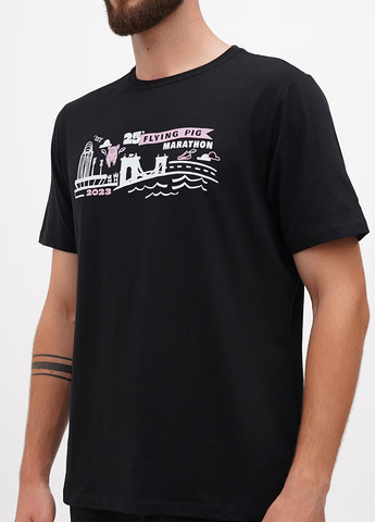 Черная футболка Asics