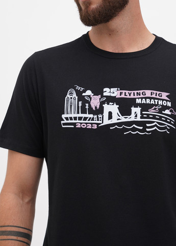 Черная футболка Asics