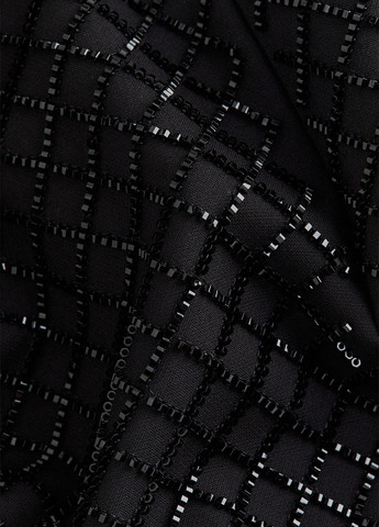 Чорна коктейльна сукня з відкритою спиною H&M однотонна