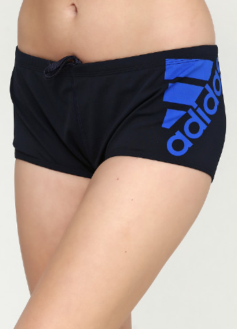 Темно-синие купальные трусики-плавки с логотипом adidas
