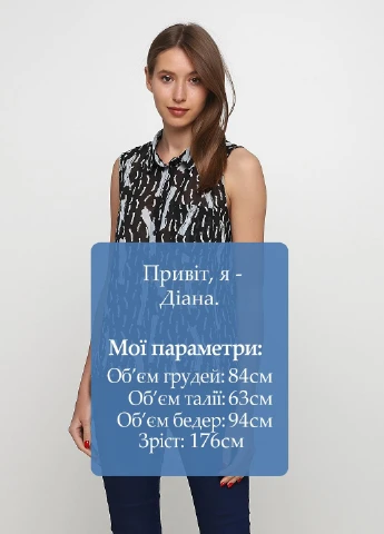 Чёрная блузка Monki
