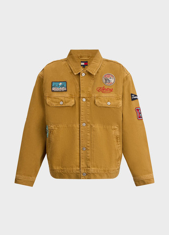 Светло-коричневая демисезонная куртка Tommy Jeans