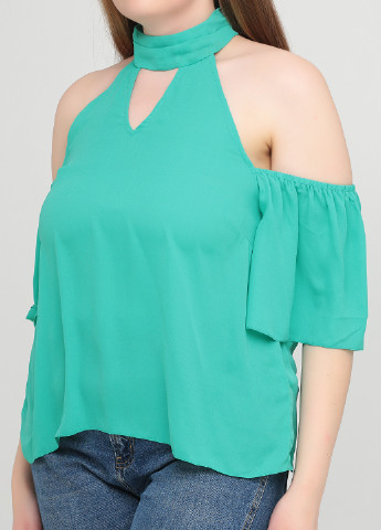 Зелена демісезонна блуза Lipsy