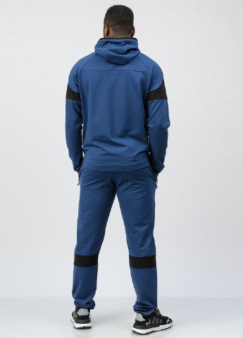 Синий демисезонный костюм (толстовка, брюки) брючный SA-sport