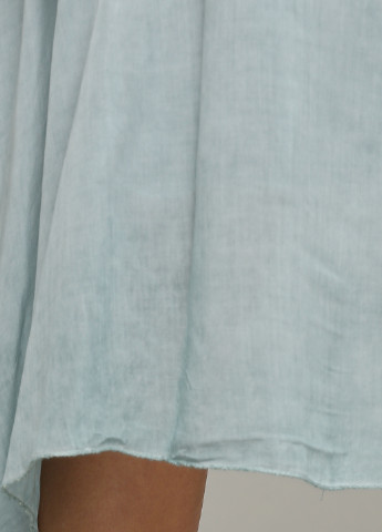 Мятное кэжуал платье а-силуэт Made in Italy однотонное