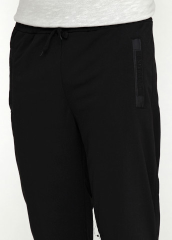 Черные спортивные демисезонные прямые брюки Godsend