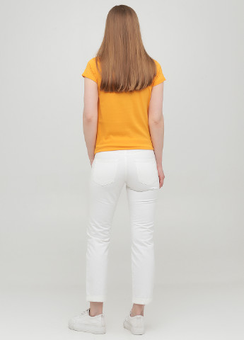 Белые кэжуал демисезонные укороченные, зауженные брюки Missguided