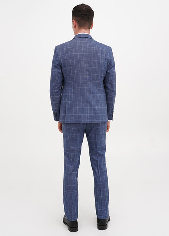 Светло-синий демисезонный костюм (пиджак, брюки) брючный Federico Cavallini