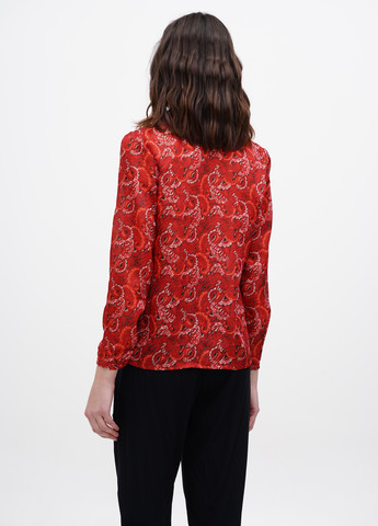 Красная кэжуал рубашка с абстрактным узором Mexx