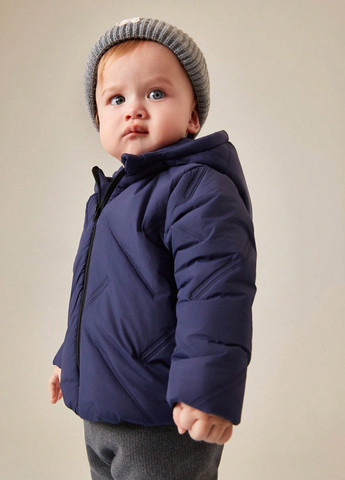 Темно-синяя демисезонная куртка SHEIN