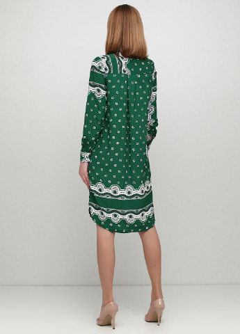 Зеленое кэжуал платье Missguided с орнаментом
