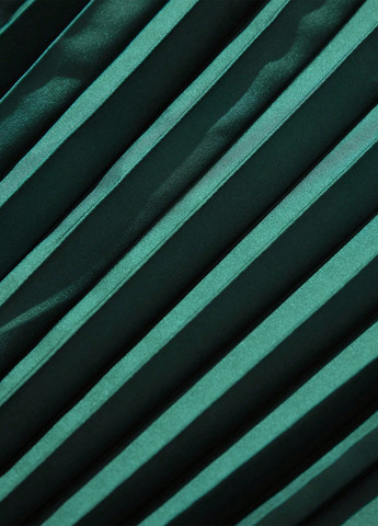 Темно-зеленое коктейльное, вечернее платье с открытой спиной SHEIN однотонное