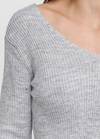 Сірий демісезонний пуловер пуловер Sassofono
