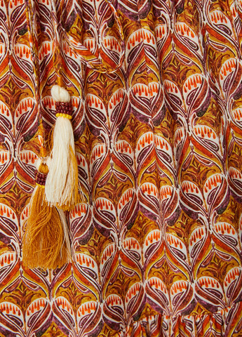 Разноцветная кэжуал с рисунком юбка KOTON клешированная