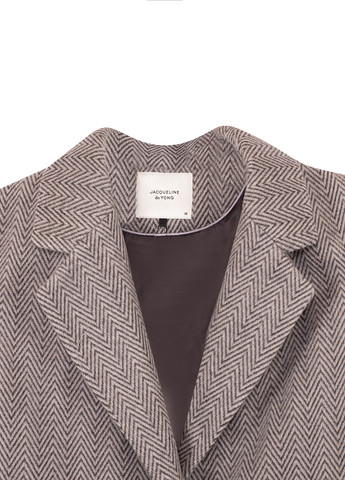 Серо-бежевое демисезонное Пальто Jacqueline de Yong