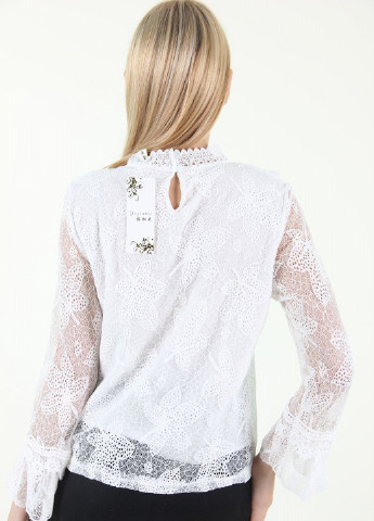 Белая демисезонная блуза Ladies Fasfion