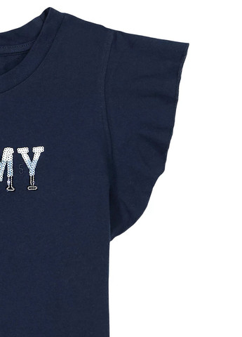 Темно-синя літня футболка Tommy Hilfiger
