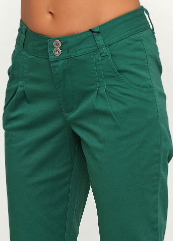 Зеленые демисезонные зауженные джинсы B.C. Best Connections