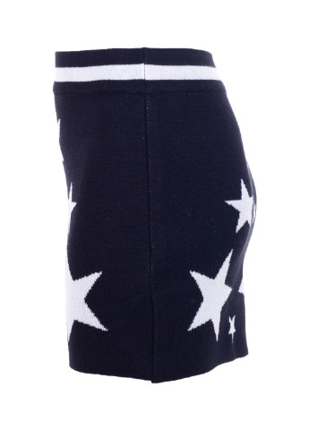 Черно-белая кэжуал с звездным узором юбка Flash карандаш