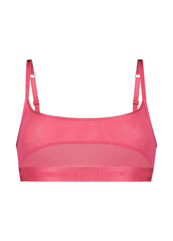 Рожевий топ бюстгальтер Hunkemoller без кісточок поліамід
