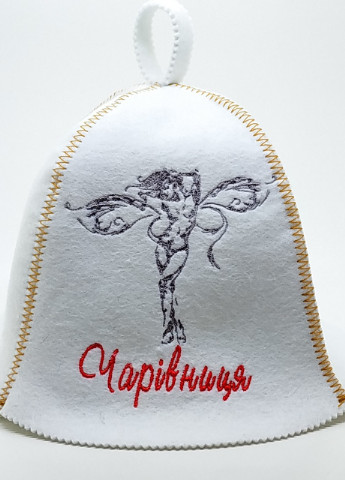 Банная шапка "Чарівниця" искусственный фетр белый (LA-74) Luxyart (252611476)