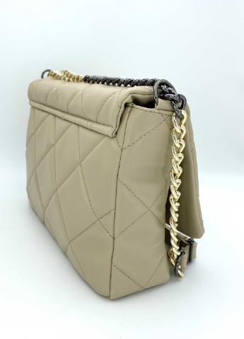 Сумка женская кросс боди экокожа стеганая (wel-66209) Бежевая WeLassie (253982357)