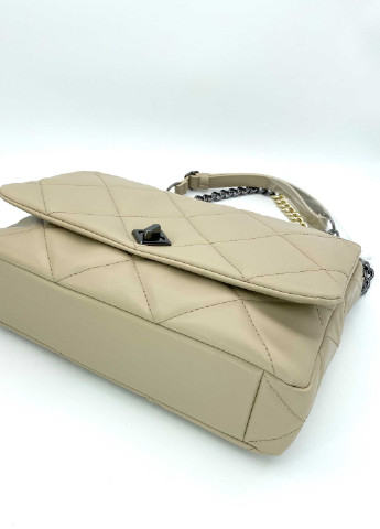 Сумка женская кросс боди экокожа стеганая (wel-66209) Бежевая WeLassie (253982357)