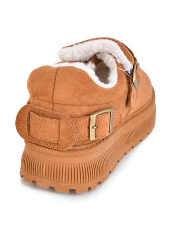 Зимние ботинки Loretta с пряжкой из искусственной замши