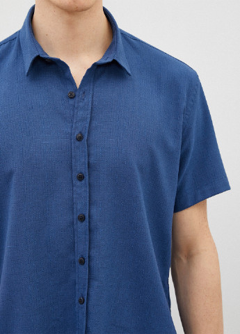 Светло-синяя кэжуал рубашка KOTON