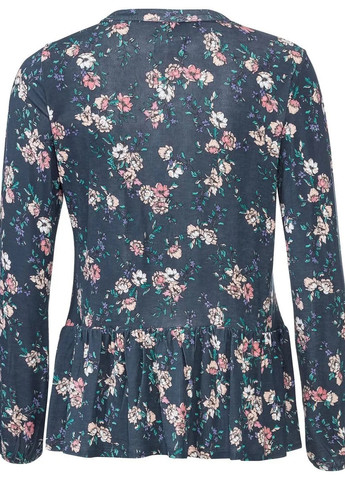 Тёмно-синяя блуза с баской Esmara