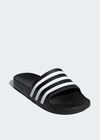 Черные кэжуал, пляжные шлепанцы adidas