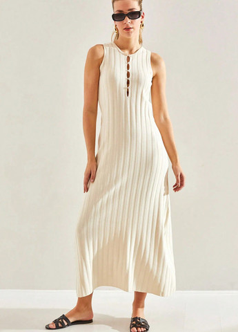 Бежева кежуал сукня сукня-майка SHEIN однотонна