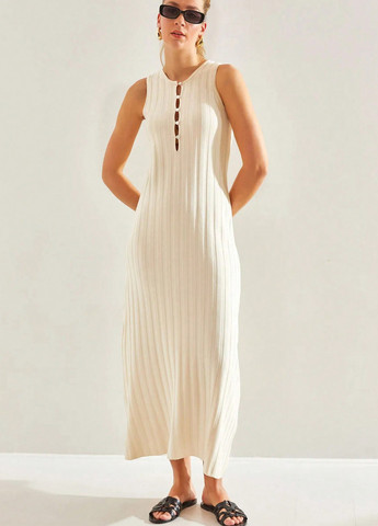 Бежева кежуал сукня сукня-майка SHEIN однотонна