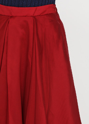 Бордовая кэжуал однотонная юбка Vero Moda колокол