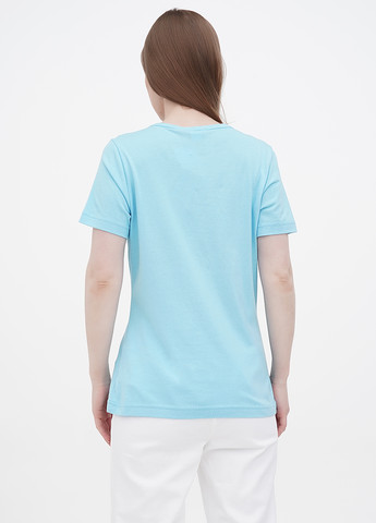 Светло-голубая летняя футболка Minus