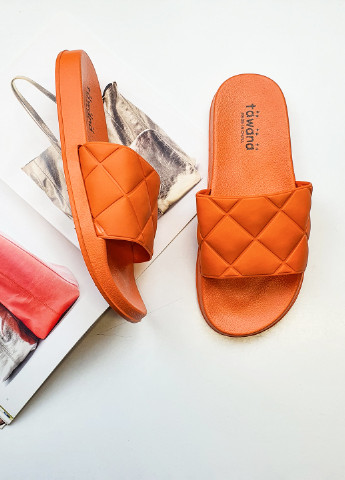 Гумові шльопанці жіночі помаранчеві 39 Fashion (230370292)