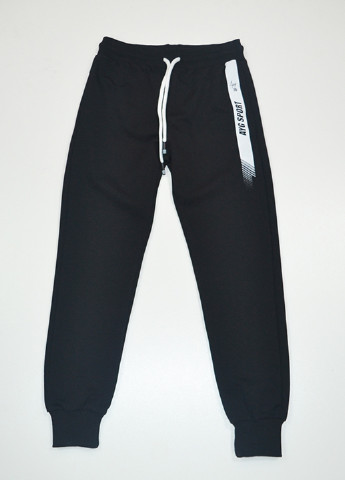 Черные спортивные демисезонные брюки джоггеры A-yugi