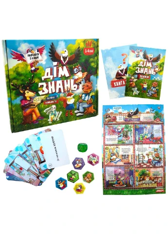 Настольная игра Дом знаний Strateg 12.5 х 11 х 11 (232008182)