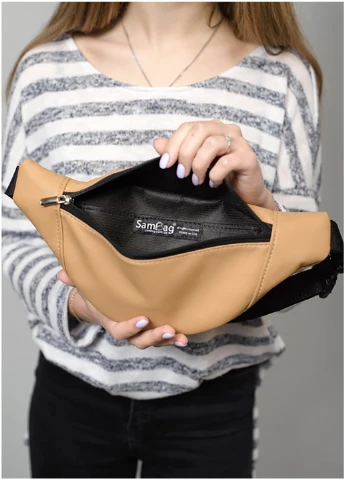 Женская сумка на пояс (бананка) 33х14 см Sambag (252129093)