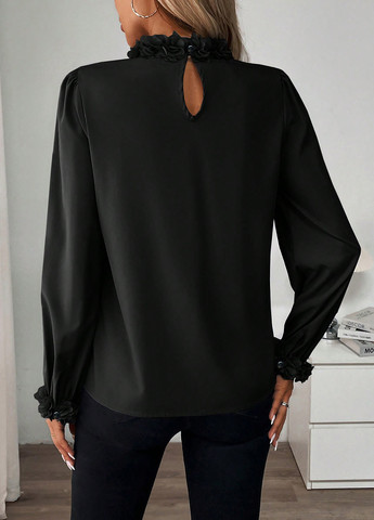 Чорна блуза SHEIN