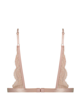 Пудровый бралетт бюстгальтер Hunkemoller без косточек полиэстер