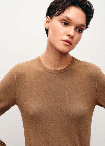 Темно-бежевый демисезонный джемпер джемпер JUL