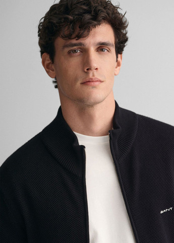 Черный демисезонный кардиган Gant