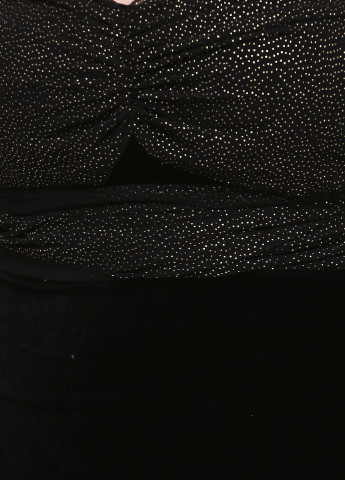 Чорна коктейльна сукня футляр, з відкритими плечима Avon однотонна
