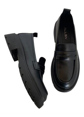 ALLSY Туфлі лофери чорний з натуральна шкіра, китай — демісезон (327577174)