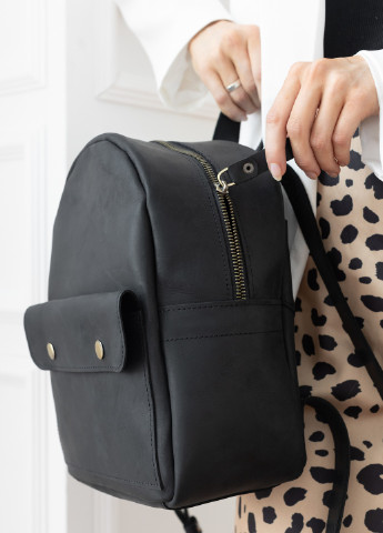 Стильный женский мини-рюкзак ручной работы коньячного цвета из натуральной кожи с легким матовым эффектом Boorbon (253702452)