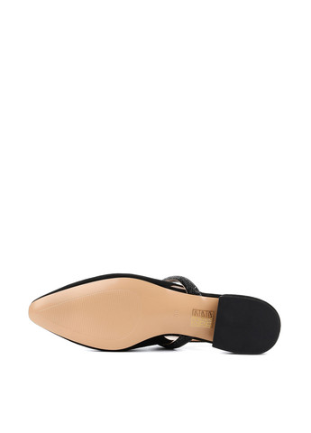 Le'BERDES Туфлі слінгбекі чорний з натуральна замша, україна — літо (297723305)