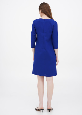 Темно-синя кежуал сукня а-силует Maurini однотонна